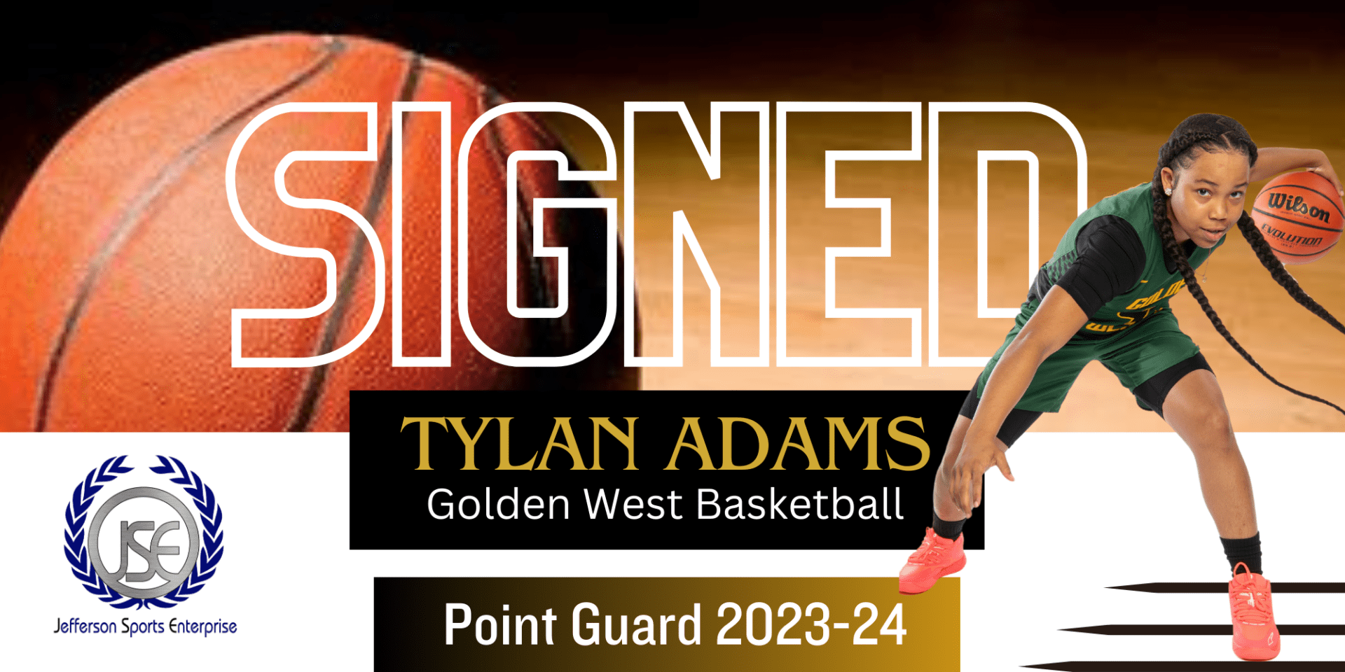 Tylan Adams Signed